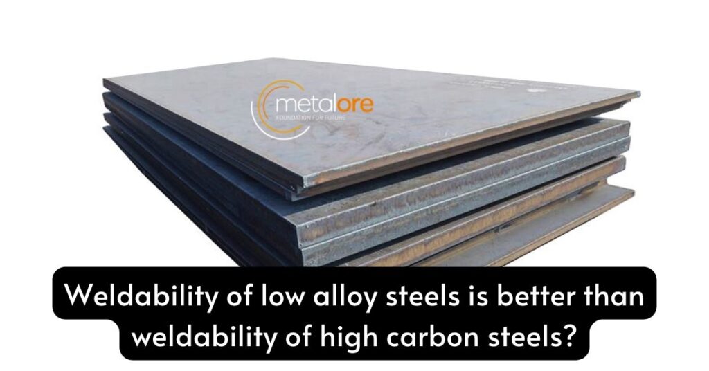 Is the weldability of low alloy steels better than that of high carbon ...